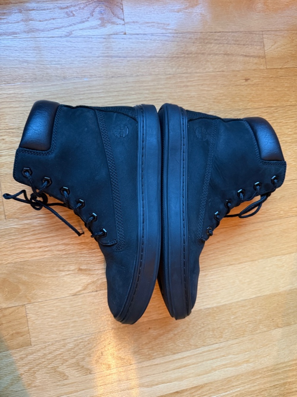 Timberland Women's Black Nubuck Lace-Up Boots - Picture 7 of 7